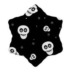Skull Pattern Ornament (snowflake) by Ket1n9