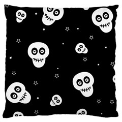 Skull Pattern Large Cushion Case (one Side) by Ket1n9