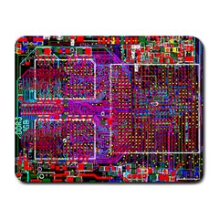 Technology Circuit Board Layout Pattern Small Mousepad by Ket1n9