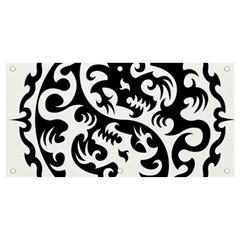 Ying Yang Tattoo Banner And Sign 4  X 2  by Ket1n9