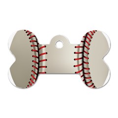 Baseball Dog Tag Bone (one Side) by Ket1n9