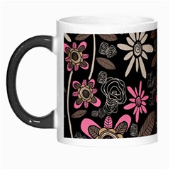 Flower Art Pattern Morph Mug by Ket1n9