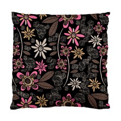Flower Art Pattern Standard Cushion Case (one Side) by Ket1n9