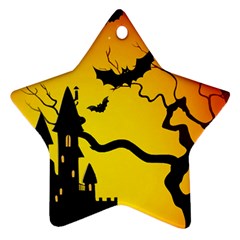 Halloween Night Terrors Star Ornament (two Sides) by Ket1n9