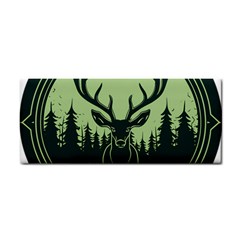 Deer Forest Nature Hand Towel by Bedest