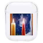 Christmas Lighting Candles Hard PC AirPods 1/2 Case Front
