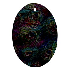 Star Galaxy Chrismas Xmas Ugly Oval Ornament (two Sides) by Cendanart