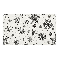 Snowflake-icon-vector-christmas-seamless-background-531ed32d02319f9f1bce1dc6587194eb Banner And Sign 5  X 3  by saad11
