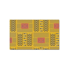 Digital Paper African Tribal Sticker Rectangular (100 Pack) by HermanTelo