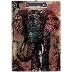 Tribal Elephant A4 Acrylic Clipboard Front