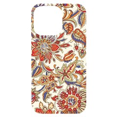 Retro Paisley Patterns, Floral Patterns, Background Iphone 14 Pro Max Black Uv Print Case by nateshop