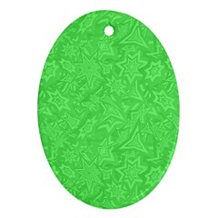 Green-2 Ornament (oval) by nateshop