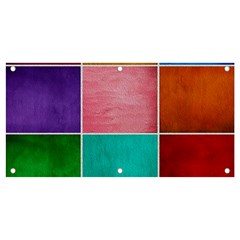 Colorful Squares, Abstract, Art, Background Banner And Sign 4  X 2  by nateshop