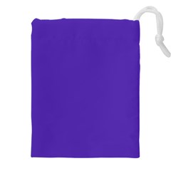 Ultra Violet Purple Drawstring Pouch (5xl) by bruzer