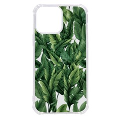 Green Banana Leaves Iphone 13 Pro Max Tpu Uv Print Case by goljakoff