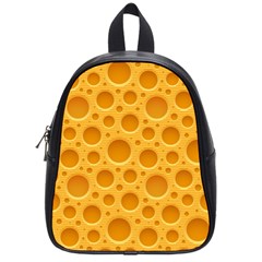 Cheese Texture Food Textures School Bag (small) by nateshop