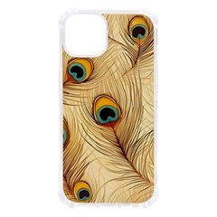 Vintage Peacock Feather Peacock Feather Pattern Background Nature Bird Nature Iphone 13 Tpu Uv Print Case by Maspions