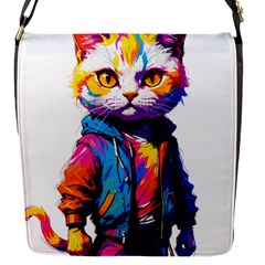 Wild Cat Flap Closure Messenger Bag (s) by Sosodesigns19