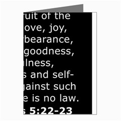 Galatians 5 Greeting Cards (pkg Of 8) by RiverRootz