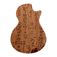 Science Formulas Guitar Shape Wood Guitar Pick Holder Case And Picks Set by Ket1n9