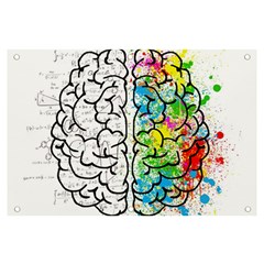 Brain Mind Psychology Idea Drawing Banner And Sign 6  X 4  by Loisa77